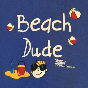 Beach Dude long sleeve royal tee, NWT